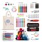 CraftBud DIY Crochet Kit with Digital Counting Crochet Hook Set